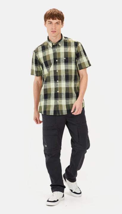 Actual product image Camel Active Kariertes Kurzarmhemd aus reiner Baumwolle (L)