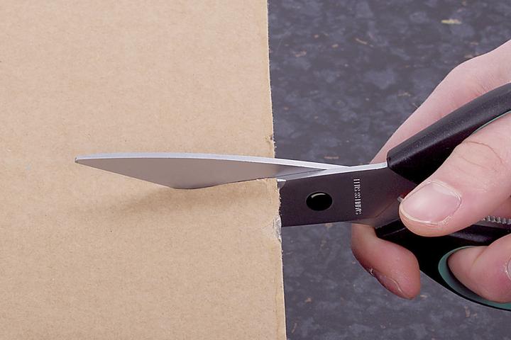 Actual product image wolfcraft 1 Universal household scissors, 70 mm blade (21.50 cm)