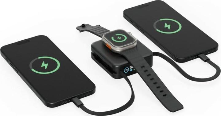 Actual product image Energea Induction PowerBank MagPac Mini Plus 3C 10000mAh Magsafe black (1000 mAh, 20 W)