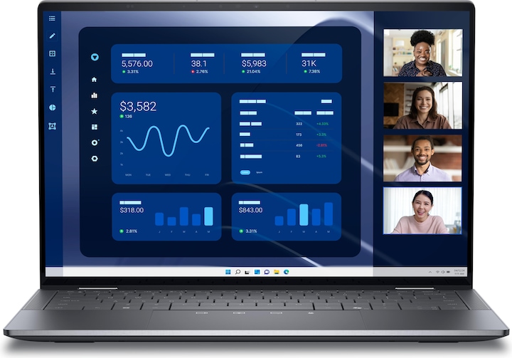 Actual product image Dell Latitude 9450 2-in-1 (14", Intel Core Ultra 7 165U, 16 GB, 512 GB, Eng. Int.)