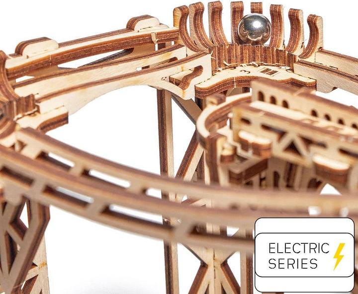 Image du produit Wood Trick Circuit de billes Galaxy - Kit de construction en bois 3D