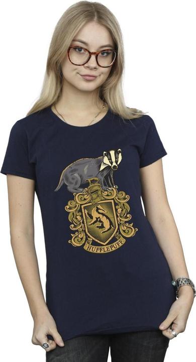 Immagine prodotto Hufflepuff Sketch Crest Maglietta Donna (XL)