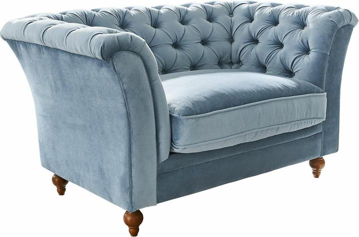 Produktbild Loberon Sofa Clères blau (2-Sitzer)