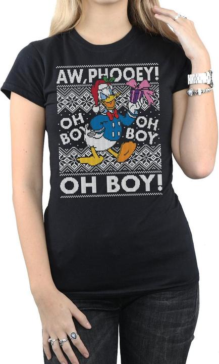 Produktbild Disney Donald Duck Christmas Fair Isle TShirt (XL)