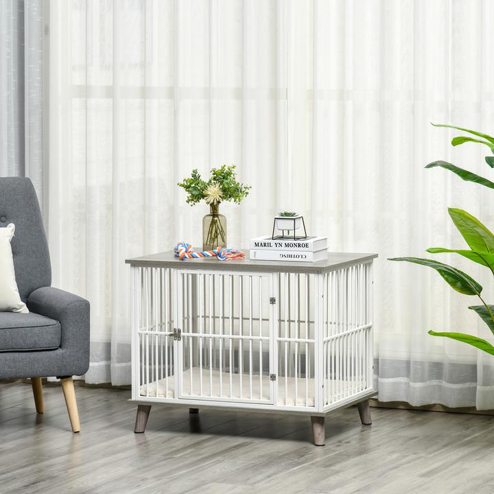 Image du produit PawHut Cage pour chiens avec design surélevé