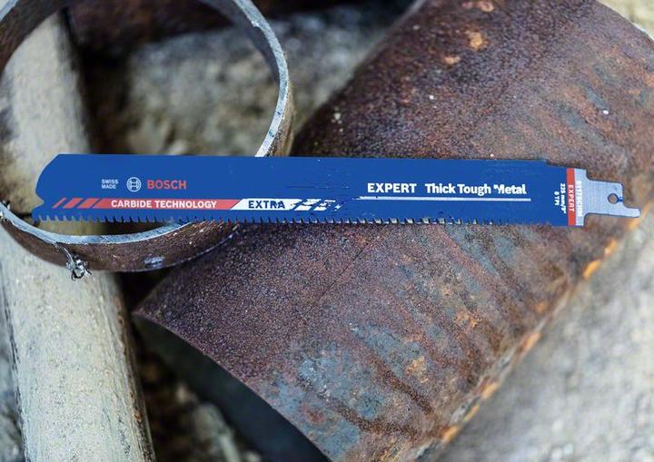 Actual product image Bosch Professional Zubehör EXPERT 'Thick Tough Metal' S 1155 CHC reciprocating saw blade, 3 pieces