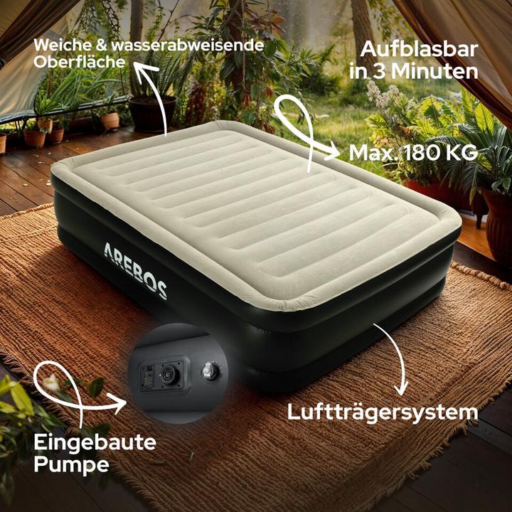 Produktbild Arebos Aufblasbare Matratze (152.5 x 203 cm)
