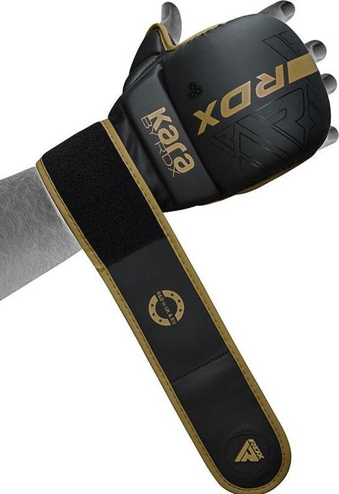 Actual product image Rdx Grappling Gloves Shooter F6 Matte Golden Plus-S/M (S, M)