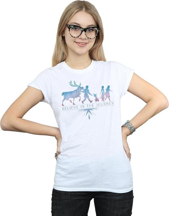 Produktbild Disney Frozen 2 Believe In The Journey Silhouette TShirt (XXL)