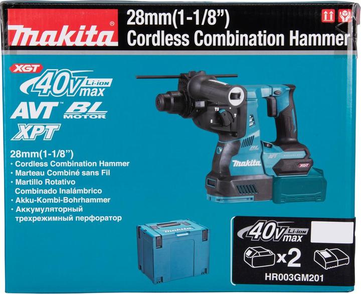 Produktbild Makita 40V Akku-Kombihammer SDS+ HR003GM201