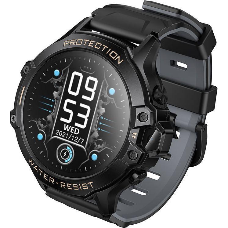 Hoco Tablet accessories Smartwatch for kids 1,28" 4G GPS with call function Y107 black, Smartwatch