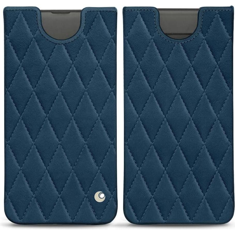 Noreve Lederschutzhülle (Samsung Galaxy S10+), Smartphone Hülle, Blau