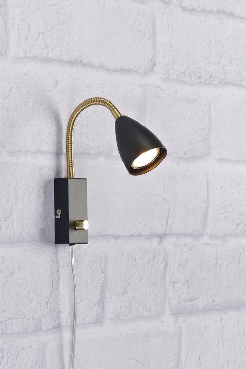 Produktbild Markslöjd MARKSLOJD Ciro 1L Wandleuchte Schwarz (GU10)