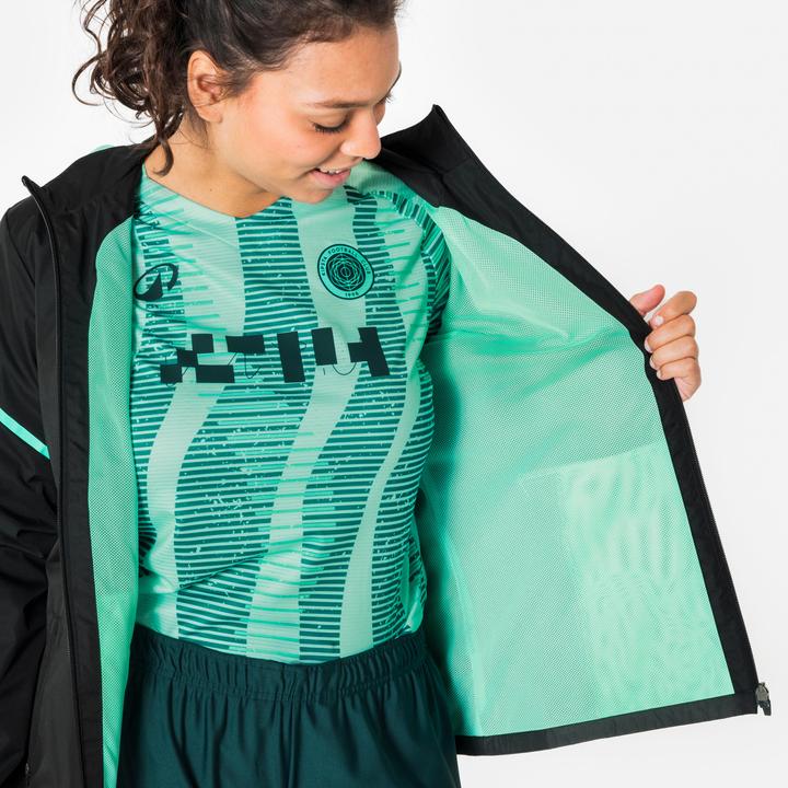 Produktbild Kipsta Damen Regenjacke - VIRALTO Club schwarz (S)