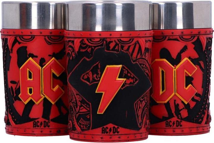 Actual product image Nemesis Now AC/DC shot glasses logo 3-pack (0.50 dl, 3 x, Shot glass)