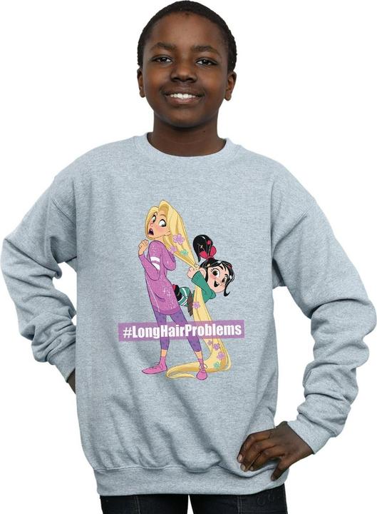 Produktbild Disney Wreck It Ralph Rapunzel And Vanellope Sweatshirt Jungen (152, 158)