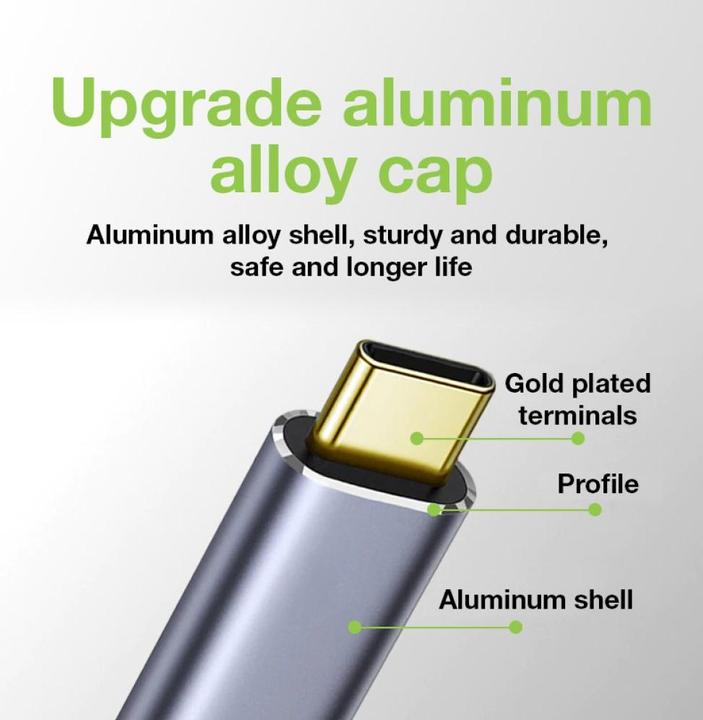 Produktbild Techly USB3.2 Gen.2 Kabel Stecker Typ-C - Stecker USB Typ-C Schwarz 1m (1 m, USB 3.2 Gen 1, 100 W)