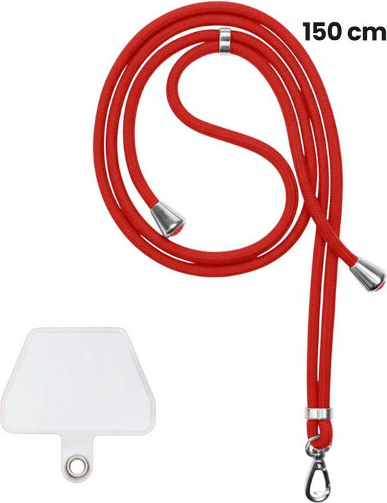 Immagine prodotto OEM Laccetto da collo universale per telefoni rosso