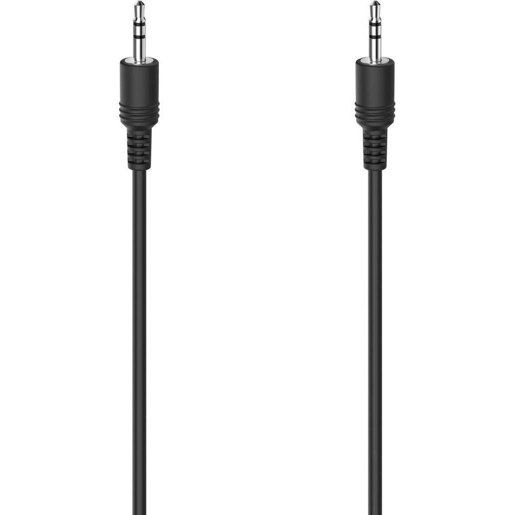 Hama Audio-Kabel, 3,5-mm-Klinken-St. - 3,5-mm-Klinken-St., Stereo, 1,5 m (1.50 m, 3.5mm Klinke (AUX)), Audio Kabel