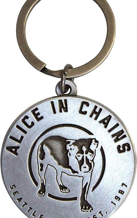 Actual product image Alice In Chains Three Legged Dog Keyring