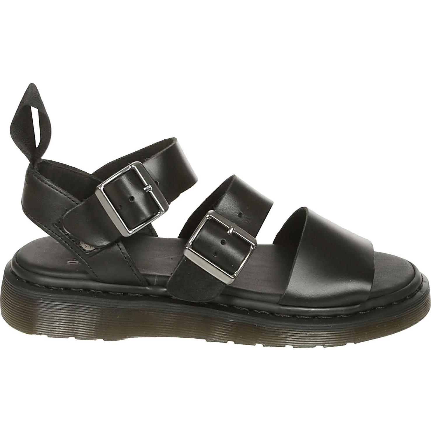 Dr. Martens, Damen, Sandalen, Sandal 15695001 BLACK BRANDO, Schwarz, (38)