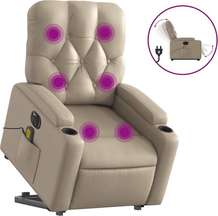 Image du produit vidaXL Massagesessel mit Aufstehhilfe