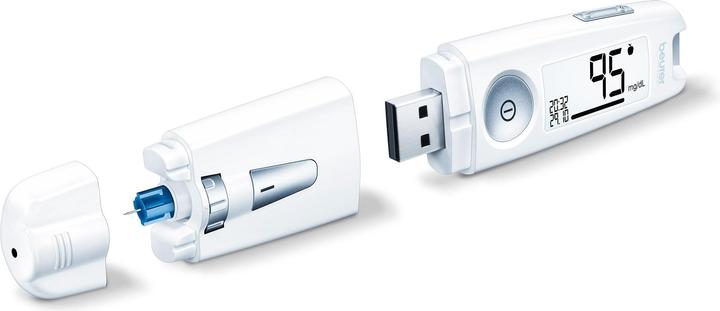 Image du produit Beurer GL 50 Blanc Lecteur de glycémie mgdL (Glucomètre)