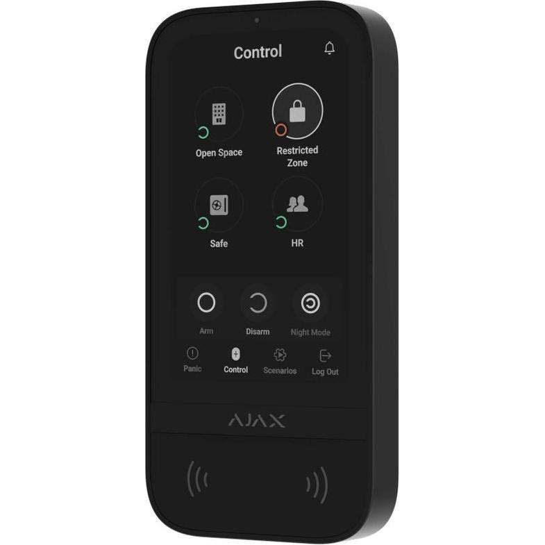Ajax KEYPAD WRL TOUCHSCREEN/ASP BLACK 58454, Router, Schwarz
