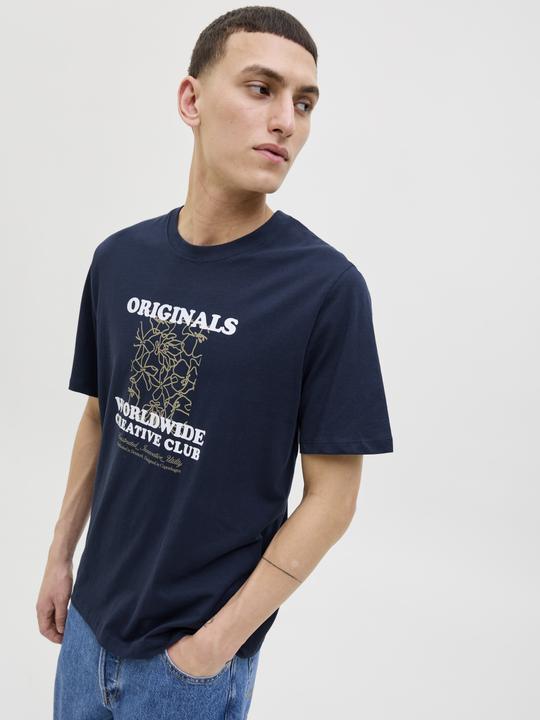 Actual product image Jack & Jones Gedruckt Rundhalsausschnitt T-shirt T-shirt (M)