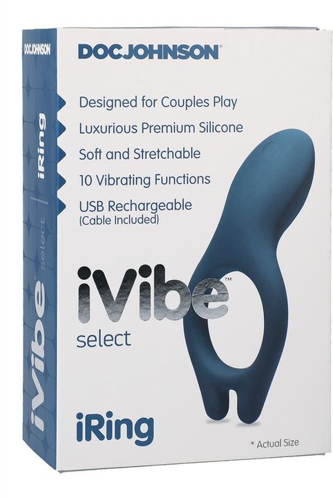 Actual product image Doc Johnson Iring Vibrating - Rechargeable (4.60 cm)