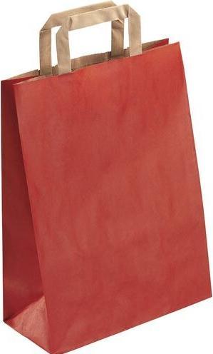Actual product image Raja Carrier bag PP27KR red 80 g/m² (Gift bag, 50 x)