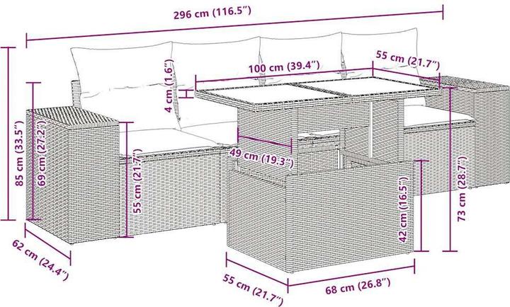 Produktbild vidaXL Emeline