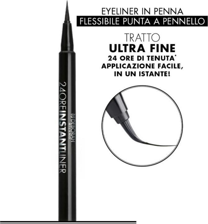 Image du produit Deborah Milano 24Ore Instant Eyeliner Pen (Noir)