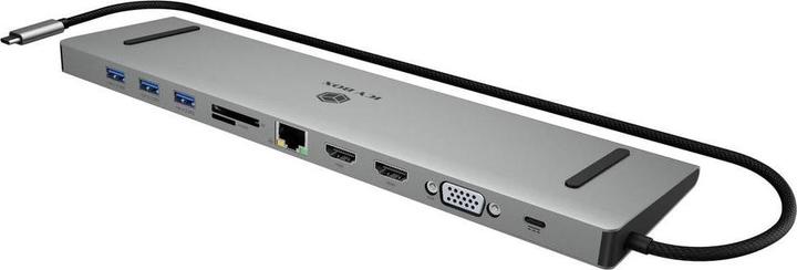 Actual product image Icy Box IB-DK2106a-CPD (USB-C, 6 ports)