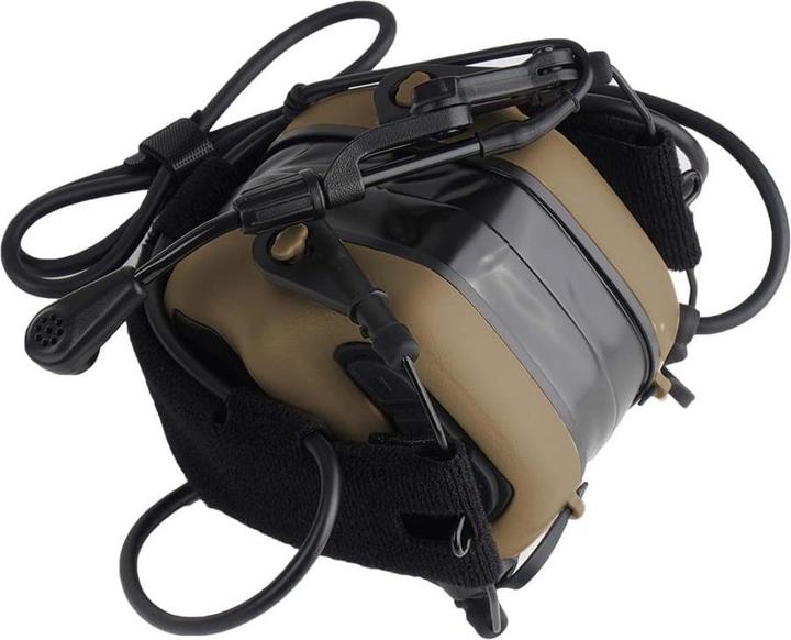 Actual product image Earmor M32 PLUS Communication Headset Coyote Brown