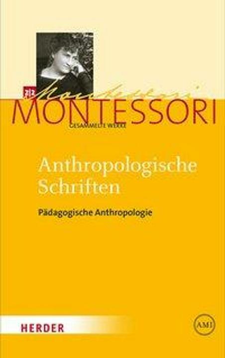 Produktbild Anthropologische Schriften (Deutsch, Maria Montessori, 2019)