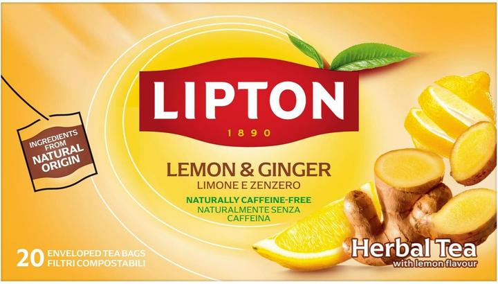 Produktbild Lipton "Lemon Ginger Refresh" mit Zitrone & Ingwer (34 g)