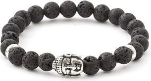 Produktbild Beneto Beaded bracelet made of lava stone MINK120 - Length: 17 cm (L) (17 cm, Lava Stein)