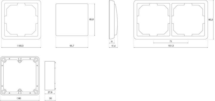Actual product image Vila SANDY ST150 FRAME R01