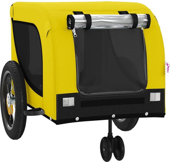 Produktbild VidaXL Fahrradanhänger Hunde Oxford-Gewebe & Eisen