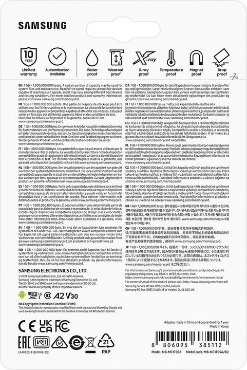 Image du produit Samsung EVO Plus (1000 Go, microSDXC, U3, UHS-I)