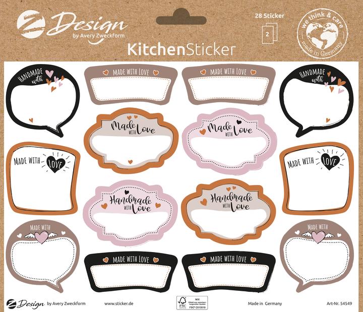 Avery Kitchen Sticker