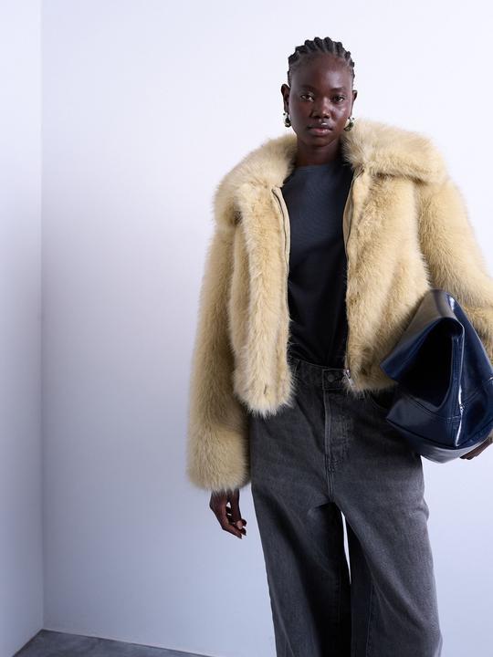 Produktbild Topshop TSBEA Jacke Teddyfell Jacke