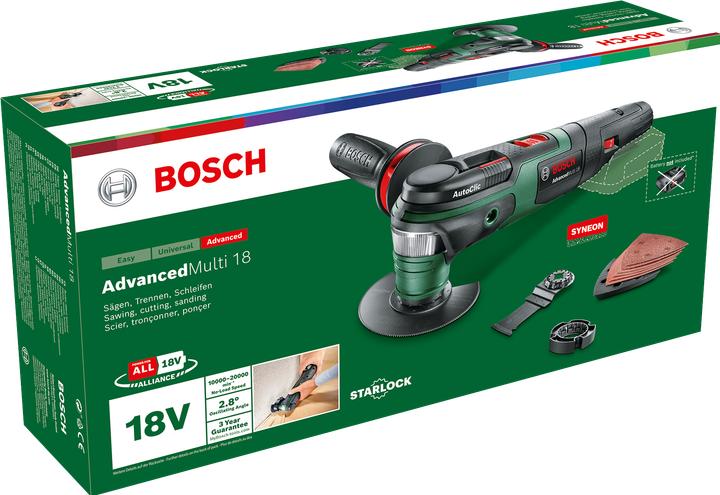 Actual product image Bosch Home & Garden AdvancedMulti 18 without battery and charger