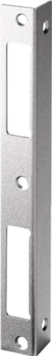 BKS Winkelschliessblech S401 Stahl silber HT käntig B20xL190mm käntig Tiefe 20 mm DIN links / rechts (Türgriff)