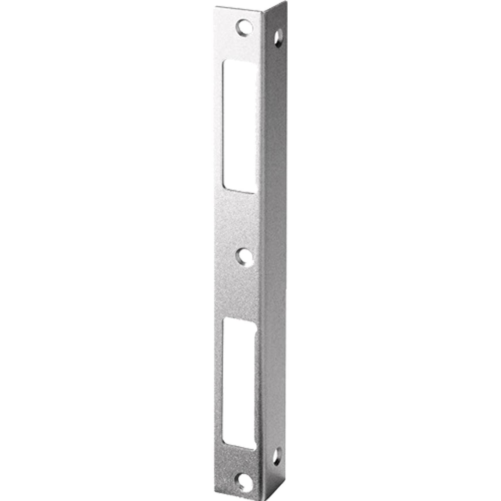 BKS, Türgriff + Fenstergriff, Winkelschliessblech S401 Stahl silber HT käntig B20xL190mm käntig Tiefe 20 mm DIN links / ...