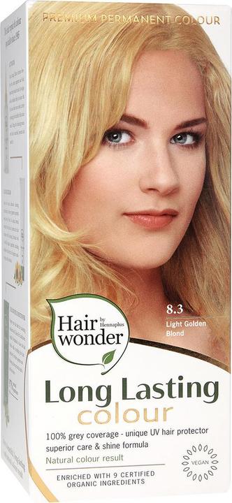 Actual product image Hennaplus Long Lasting Colour (8.3 Light Golden Blonde)