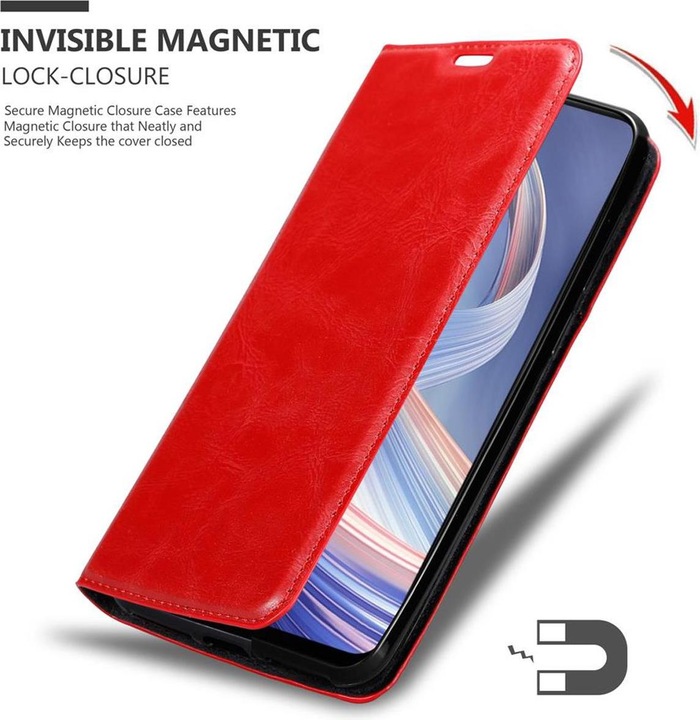 Actual product image Cadorabo Book Invisible Magnet Cover (Oppo A92s)