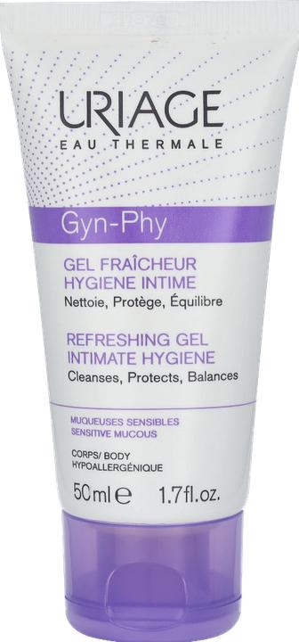 Image du produit Uriage Gel rafraîchissant pour l'hygiène intime Gyn-Phy (50 ml, Lotion de toilette intime)