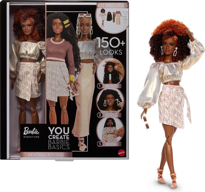 Mattel BARBIE YOU CREATE BARBIE BASICS Neutral Kit